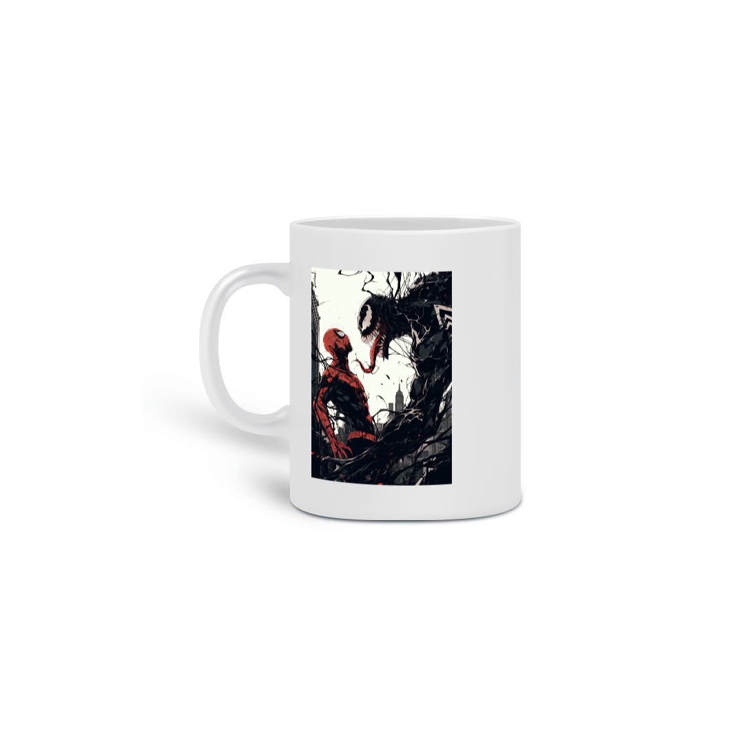 Caneca do Venom e o Homem Aranha